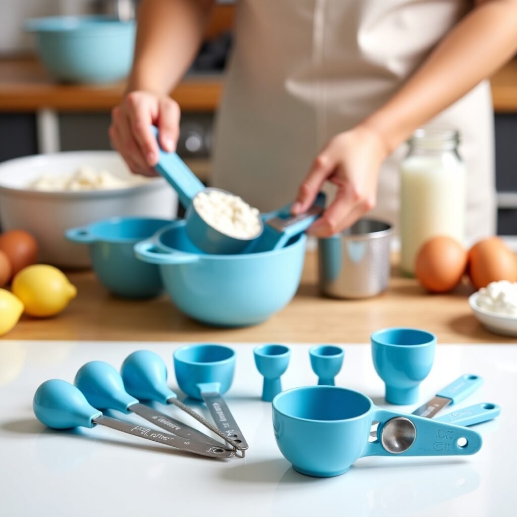 TILUCK Stainless Steel Measuring Cups and Spoons Set – 10-Piece Nesting Set for Dry and Liquid Ingredients