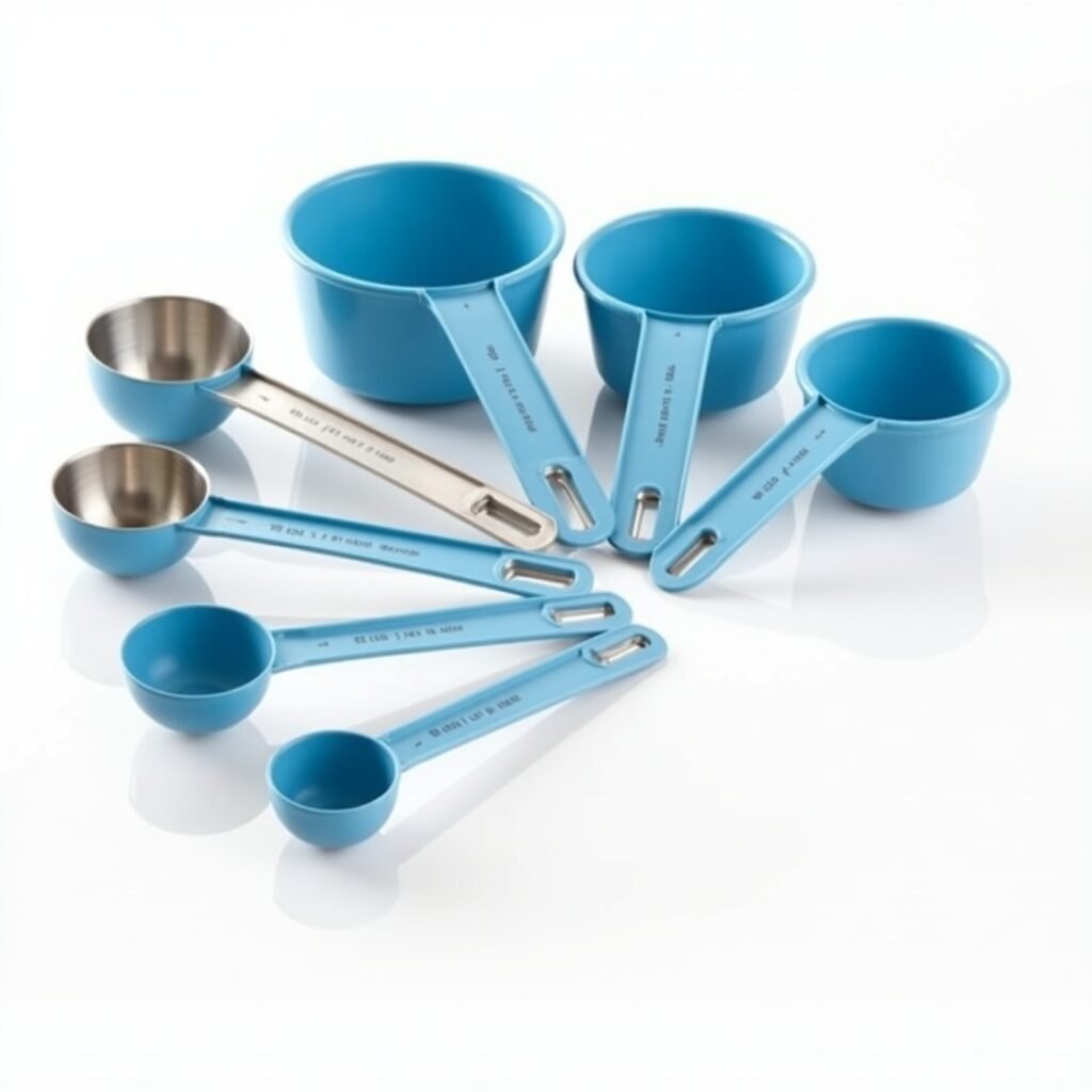 TILUCK Stainless Steel Measuring Cups and Spoons Set – 10-Piece Nesting Set for Dry and Liquid Ingredients